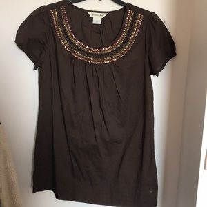 St. Johns Bay Brown Blouse